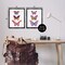 Stupell Industries Bright Flutter Butterflies 2pc Floater Framed Canvas Wall Art Set Design by Farida Zaman